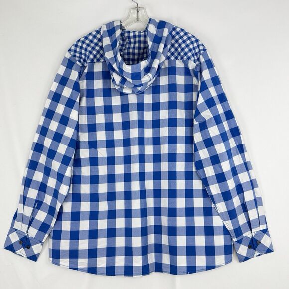 ENGELBERT STRAUSS Jacket Men's 2XL Overshirt Button Up Plaid Collar Hooded - Picture 4 of 16